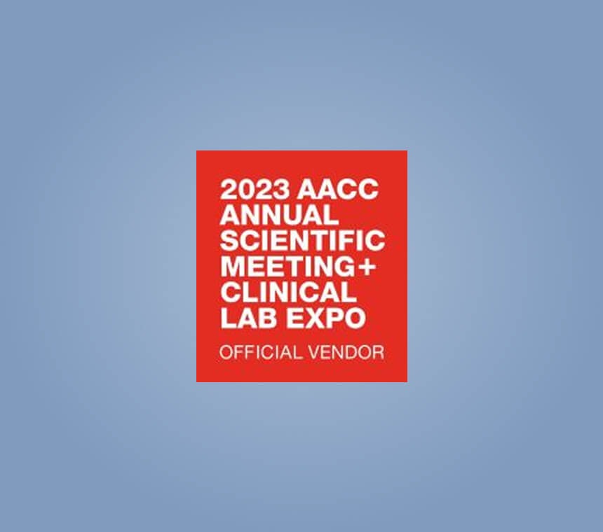 2023 AACC Annual Scientific Meeting + Clinical Lab Expo official vendor badge