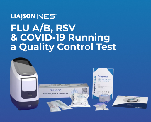 LIAISON NES® FLU A/B, RSV & COVID-19 Running a Quality Control Test Video